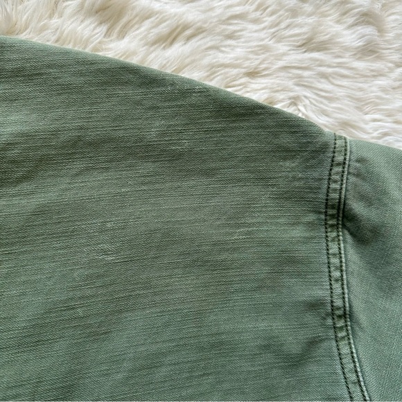 Madewell Claremont Drawstring Jacket Button Up Military Workwear Palm Tree XL - Picture 15 of 15